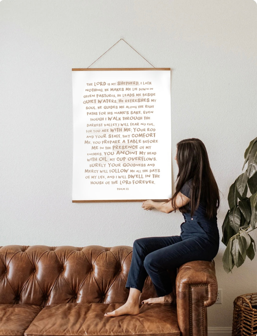 PSALM 23 Grote Poster 60 x 80 cm