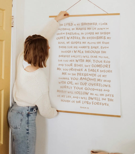 PSALM 23 Grote Poster 60 x 80 cm